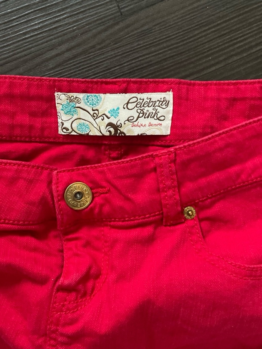Celebrity Pink Hot Pink Girls' Denim Jeans